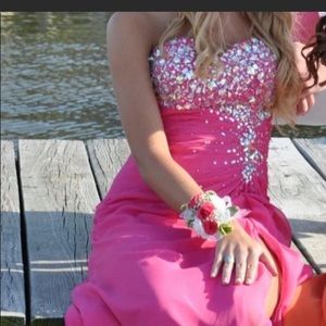 Pink with rhinestones Prom/Formal Dress